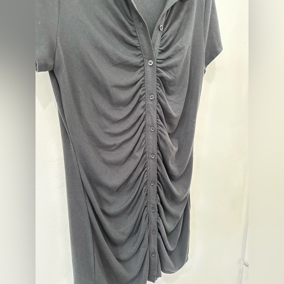 SO Junior’s Black Ruched Dress - Picture 3 of 4
